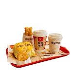 【早餐】-大脆鸡扒麦满分+脆薯饼/油条+大杯鲜萃咖啡/优品豆浆大杯